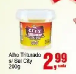 Negreiros Alho Triturado s/ Sal City oferta