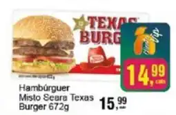 Negreiros Hambúrguer Misto Seara Texas Burger oferta