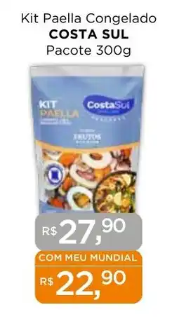 Supermercados Mundial Kit Paella Congelado COSTA SUL Pacote oferta