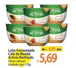 Atacadão Leite Fermentado Café da Manhã Activia Resfriado oferta