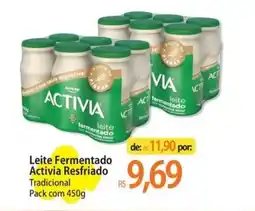 Atacadão Leite Fermentado Activia Resfriado oferta
