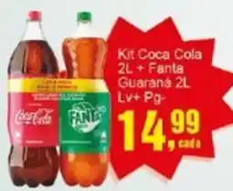 Negreiros Kit Coca Cola +Fanta Guaraná oferta