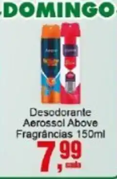 Negreiros Desodorante Aerossol Above Fragrâncias oferta