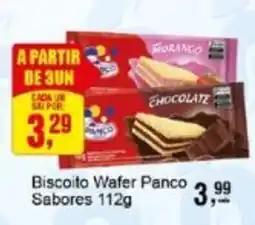 Negreiros Biscoito Wafer Panco Sabores oferta