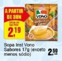 Negreiros Sopa Inst Vono Sabores oferta
