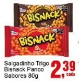 Negreiros Salgadinho Trigo Bisnack Panco Sabores oferta