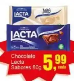 Negreiros Chocolate Lacta Sabores oferta