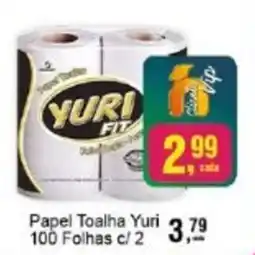 Negreiros Papel Toalha Yuri 100 Folhas oferta