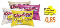 Atacadão logurte Cremosinho oferta