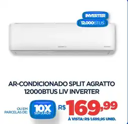 DB Supermercados Ar-condicionado Split Agratto 12000BTUS LIV INVERTER oferta