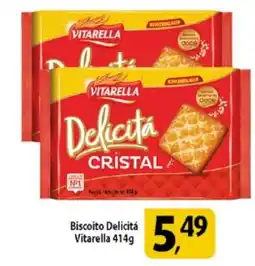 Coelho Diniz Biscoito Delicitá Vitarella oferta