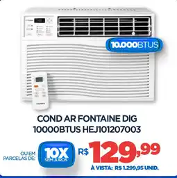 DB Supermercados Cond ar fontaine dig 10000BTUS HEJ101207003 oferta
