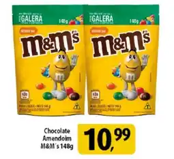 Coelho Diniz Chocolate Amendoim M&M's oferta