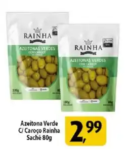 Coelho Diniz Azeitona Verde C/ Caroço Rainha Sachê oferta