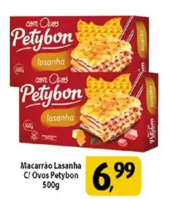 Coelho Diniz Macarrão Lasanha C/ Ovos Petybon oferta