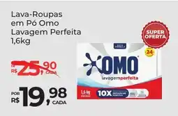 Super Luna Lava-Roupas em Pó Omo Lavagem Perfeita oferta