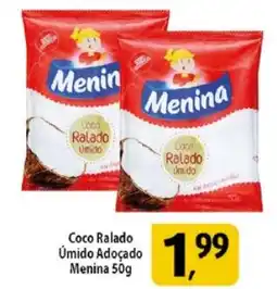 Coelho Diniz Coco Ralado Úmido Adoçado Menina oferta