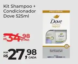 Super Luna Kit Shampoo + Condicionador Dove oferta