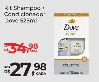 Super Luna Kit Shampoo + Condicionador Dove oferta