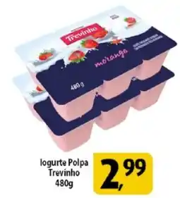 Coelho Diniz logurte Polpa Trevinho oferta