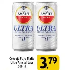 Coelho Diniz Cerveja Puro Malte Ultra Amstel Lata oferta
