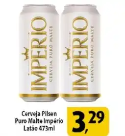 Coelho Diniz Cerveja Pilsen Puro Malte Império Latão oferta