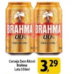 Coelho Diniz Cerveja Zero Álcool Brahma Lata oferta