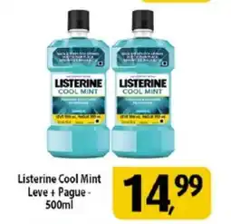 Coelho Diniz Listerine Cool Mint oferta