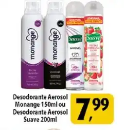 Coelho Diniz Desodorante Aerosol Monange ou Desodorante Aerosol Suave oferta