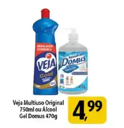 Coelho Diniz Veja Multiuso Original ou Álcool Gel Domus oferta