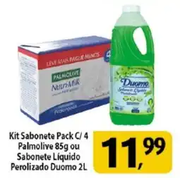 Coelho Diniz Kit Sabonete Palmolive ou Sabonete Líquido Perolizado Duomo oferta