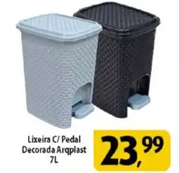 Coelho Diniz Lixeira C/ Pedal Decorada Arqplast oferta