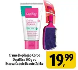 Coelho Diniz Creme Depilação Corpo Depilflax ou Escova Cabelo Raeute Zalike oferta