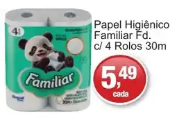 Supermercados Rod e Raf Papel Higiênico Familiar Fd. oferta