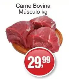 Supermercados Rod e Raf Carne Bovina Músculo oferta