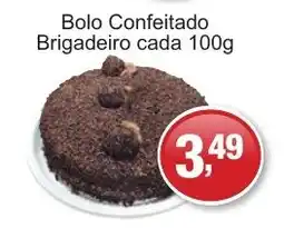 Supermercados Rod e Raf Bolo Confeitado Brigadeiro cada oferta