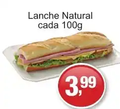 Supermercados Rod e Raf Lanche Natural cada oferta