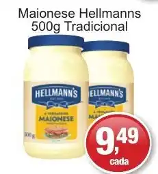 Supermercados Rod e Raf Maionese Hellmanns Tradicional oferta