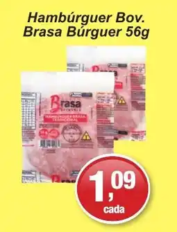 Supermercados Rod e Raf Hambúrguer Bov. Brasa Búrguer oferta