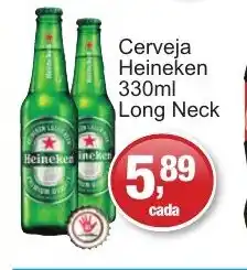Supermercados Rod e Raf Cerveja Heineken Long Neck oferta