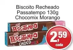 Supermercados Rod e Raf Biscoito Recheado Passatempo oferta