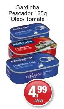 Supermercados Rod e Raf Sardinha Pescador oferta