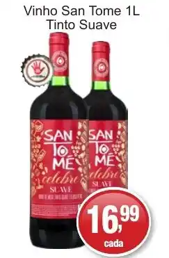 Supermercados Rod e Raf Vinho San Tome Tinto Suave oferta