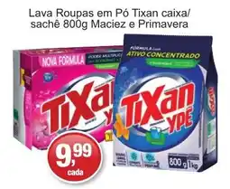 Supermercados Rod e Raf Lava Roupas em Pó Tixan caixa/ sachê oferta