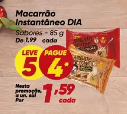 Dia Macarrão Instantâneo DIA Sabores oferta