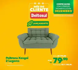 Deltasul Poltrona Xangai 2 Lugares oferta