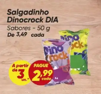 Dia Salgadinho Dinocrock DIA Sabores oferta