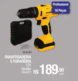 Milium Parafusadeira e furadeira 12V Vonder oferta