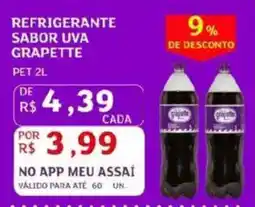 Assaí Atacadista Refrigerante sabor uva grapette oferta