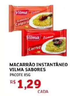 Assaí Atacadista Macarrão instantâneo vilma sabores oferta